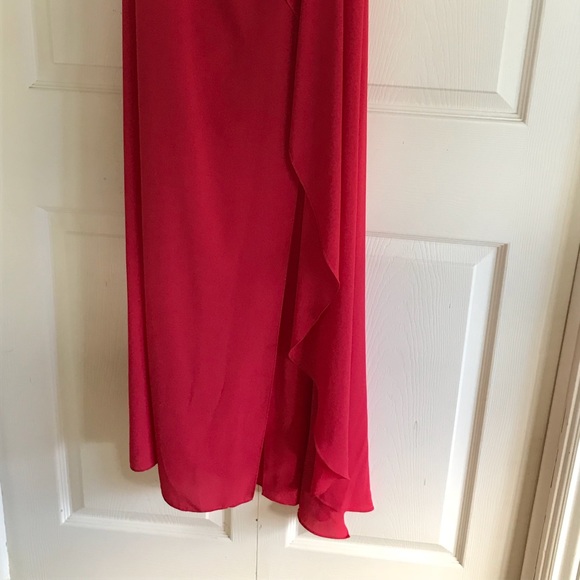 Lipstick red one sleeve dress - Picture 3 of 3